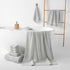 8 Set 100% Set 2 2 4 600 Sets, REDKISS Piece Grey Towels - Cotton Towels with Large Bath Towels, Hand, Washcloths, GSM