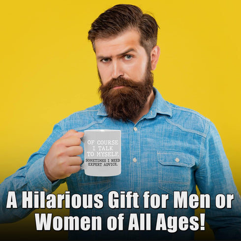Funny Coffee Mug - I May Be Wrong But It's Highly Unlikely, Cool Mug for Men and Women, 12oz