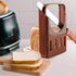Bread Slicer Toast Cutter Kitchen Tools, Foldable Sandwich Slicing with 4 Thickness for Homemade Bread, 8.7 * 5.5 *