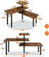 Homode Kitchen Countertop Organizer Corner Shelf, 3 Tier Space Saving for Kitchen Counter