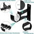 Gudui Curtain Rod Bracket 3 Pack, Heavy Duty Holders Hooks for 1 inch Drapery Rod, Black