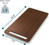 Ibyx Elegant Sliding Tray for Coffee Maker & Heavy Appliances - Sturdy, Slides Easily from Under Cabinet (Brown, Small)