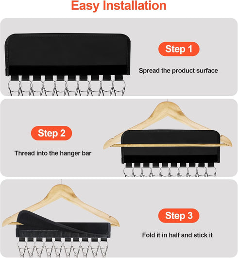 Hat Organizer Holder for Hanger & Room Closet, 1PC Black Hat Rack Storage Clips for Baseball Hats, Ball Caps, and