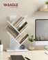 5-Tier ULBC183T14 VASAGLE Tree Bookshelf, Bookcase, Small Bookshelf, Space-Saving Corner Shelf, Book Tree, Holds Books