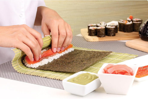 Helen’s Asian Kitchen Easy Sushi Rolling Mat, Bamboo