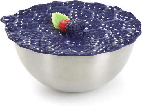 Charles Viancin Blackberry Silicone Lid - 8''/20cm Food Storage & Cooking, Airtight Seal, BPA-Free, Dishwasher Safe