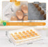 HANSGO Deviled Egg Containers with Lid, Tray Holder Carrier for 24 Eggs for Home Party Kitchen Supplies