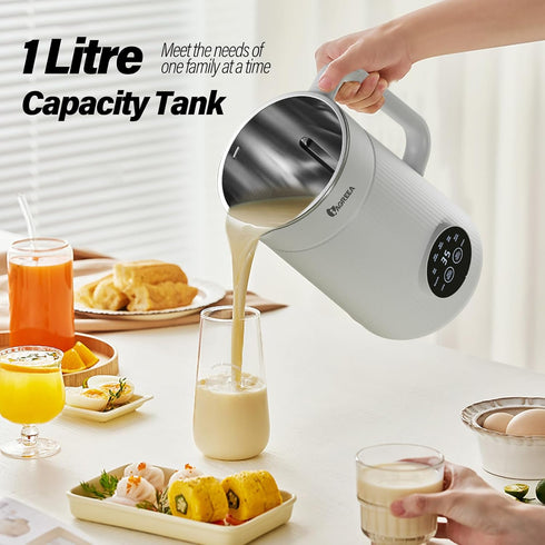 8-IN-1 35 oz 2H Countertop 10 12H IAGREEA Nut Milk Maker Machine, Soy Milk Maker, Oat, Soy, Plant Based and Dairy Free