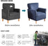 1-Piece 01 NILUOH Banquet Armchair Slipcover Stretch Chair Covers with Arms Printed Soft Accent Chair Cover Anti-Slip