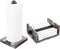 MyGift Paper Towel and Napkin Holder Set, Countertop Torched Wood and Industrial