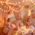 PJT String Lights for Bedroom, 200 LED Globe Plug in Fairy Lights, 66FT
