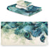 HATESAH Set,Soft 3 Towels,1 Towel,1 Towel,1 Bath Towels Absorbent Watercolor Peacock Feather Teal Turquoise Floral