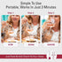PureWine Red Wand Filters for Histamines and Sulfites, May Reduce Wine Allergies & Sensitivities, Includes Glass Charm