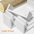 Set 5 SRIWATANA Floating Shelves for Wall, Wall Shelves for Bathroom, Bedroom, Living Room, Kitchen, Office, Wood