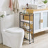 4-Tier 32.7" UHBR002H YMYNY Slim Kitchen Storage Rolling Cart, Utility Cart on Wheels, for Narrow Spaces, Laundry Room