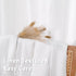 BGment Short Linen Curtains 36 Inch Length 2 Panels for Kitchen Over Sink, Rod Pocket White Light Filtering Drapes for Small Window Bathroom Cafe Lightweight Back Tab, 42 X 36 Inch
