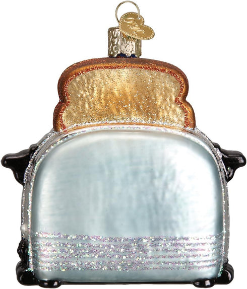 Old World Christmas Retro Toaster Glass Blown Ornament