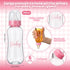 6 Sets Bottle Chug Baby Shower Games Juegos Para Plastic Baby Bottles Bibs Hat Disposable Diapers Gender Reveal Games