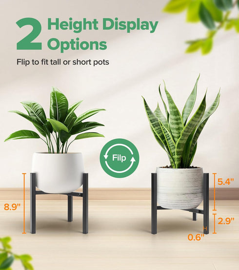 8 12 Inches 1 Pack, Plant Stand Indoor Adjustable, Metal Modern Indoor Plant Stand, Heavy Duty Plant Stands Outdoor
