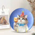 3 Pack 8 Inch Plate Stands for Display, Black Metal Frame Holder for Picture Frame, Decorative Plate, Tabletop Art