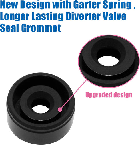 WPW10195677 Dishwasher Diverter Valve Diverter Motor Seal Grommet Gasket, Compatible with Whirlpool, KitchenAid, Maytag