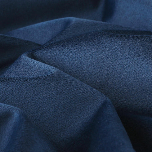 Mixhug Set of 2 Cozy Velvet Square Decorative Throw Pillow Covers, Navy Blue, 18 x 18 Inches for Couch and Bed
