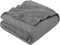 Hansleep Fleece Throw Blanket, Super Soft Flannel Fuzzy Grey, Plush Cozy Blanket for All Seasons, 50x60 Inches