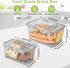 2 Counter OTraki Bread Storage Container Pcs Bread Boxs for Kitchen Bread Saver Container Airtight Homemade Bread Loaf