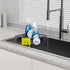 NiHome Extendable Arm Stainless Steel Kitchen Sink Corner Caddy, Easy Install Space-Saving Adjustable Sponge Holder