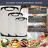 Plastic Chopping Board Set of 3 with Non-Slip Feet, Juice Grooves, Easy Grip Handle, BPA Free