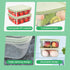 4 Pack Sliced Cheese Container for Fridge, Airtight Plastic Storage Box with Lids, Butter Block Cheese Slicer Holder