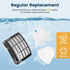 2 + 4 Pack Filters for Shark Vacuum Navigator Lift Away, Replacement ZU503AMZ NV350 NV351 NV352 NV355 NV356E