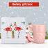 16 oz Cute Pink Coffee Mug Ceramic Flamingo Gift, Unique Cups for Women, Funny Coffee Cup, Decorative Animal Decor