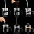 OVENTE French Press Coffee Maker, 12 Ounce with Heat Resistant Borosilicate Glass & Stainless Steel Filtration, Black
