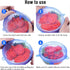 JIGUOOR 6 Pack Silicone Stretch Lids, Reusable Food Storage Covers, 6 Sizes, Microwave Safe, Easy Clean