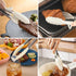 Kitchen Tongs Set of 3, 9 Inch Silicone Tips Food Grade Mini Serving Tongs for Cooking and BBQ