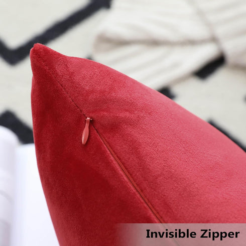 12x20 12 20 Inch (30x50cm), Home Brilliant Pillow Cover Accent Velvet Throw Pillows Rectangle Pillow Cover for Lumbar