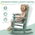 3-6, Outvita Kids Rocking Chair, Ergonomic Sturdy Toddler Rocking Chair with High Backrest & Rounded Armrests, Safe