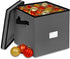 Primode Holiday Ornament Storage Chest, Holds Up to 64 Ornaments with 4 Trays and Dividers - Gray.