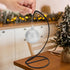 9in 3 Pack Abom Ornament Display Stand, Black Tabletop Ornament Hanger for Glass Globe, Air Plant Terrarium Holder