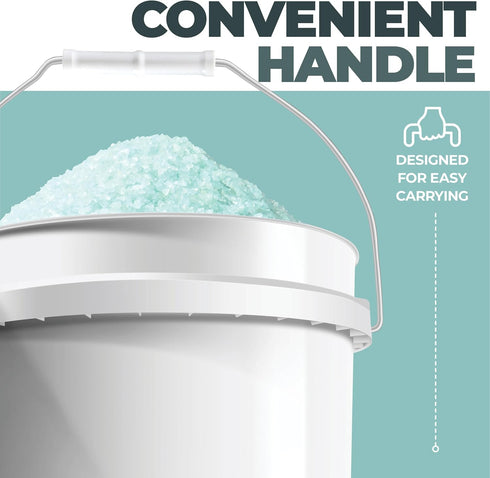 Maple99 -18 lb -5 Pet Safe Ice Melt Safe for Concrete Snow Salt Ice Melt Pet Friendly, Green Salt for Snow and Ice