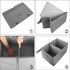 2 Pack Storage Boxes with Lids and Handles | Collapsible Linen Storage Bins Organizer Containers for Home Bedroom Office