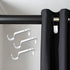 Curtain Rod Brackets Heavy Duty - Adjustable Drapery Hardware for 7/8 or 1 Inch Rods, Set of 3 (White)