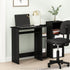 Furinno Simplistic Computer Desk with Keyboard Tray, Easy Assembly, Americano/Stainless Steel
