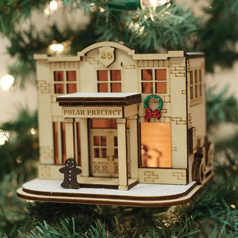 Ginger Cottages Polar Precinct #25 Christmas Tree Ornaments
