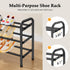 3 Closet, 28 42, Closet, 18 Gewudraw Tier Shoe Organizer, Shoe Rack for Metal Shelf Can Expandable to for Bedroom