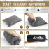 Ivellow Compressible Travel Pillow, Shredded Memory Foam Camping Pillow for Outdoor Backpacking and Hiking