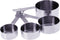 PrepWorks Measuring Cups Set - Stainless Steel or Plastic for Precise Measurement of Ingredients