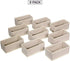 DIOMMELL 9 Pack Foldable Cloth Storage Box, Beige Fabric Baskets for Closet Organizer, Dresser Drawer Divider