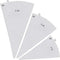 LoveBB 3 Pack Reusable Pastry Piping Bags, 14, 16, 18 Inch Canvas Cake Decorating Bags